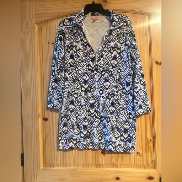 Lilly Pulitzer Skipper Popover Dress In Oh my Cod - Picture 5 of 5